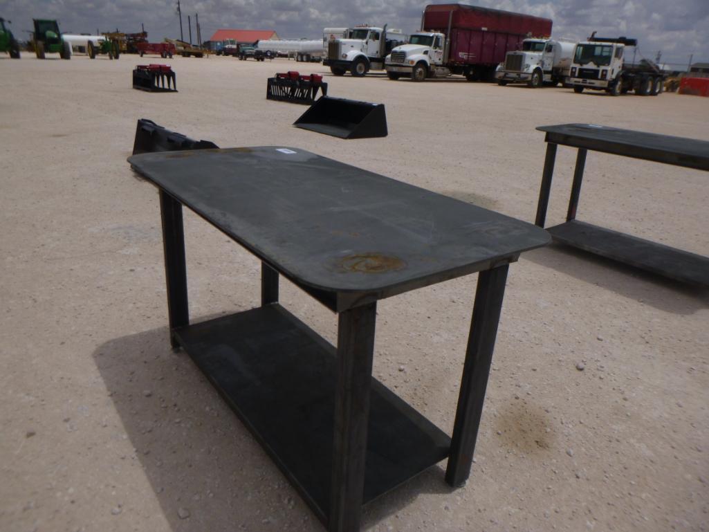 Heavy Duty 30x57'' Welding Table with Shelf