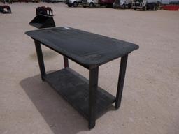 Heavy Duty 30x57'' Welding Table with Shelf