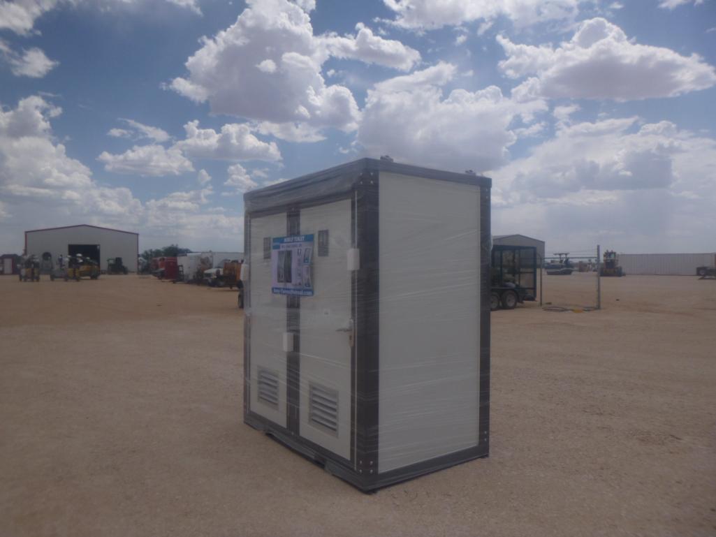 Unused Portable Toilets with Double Closestools