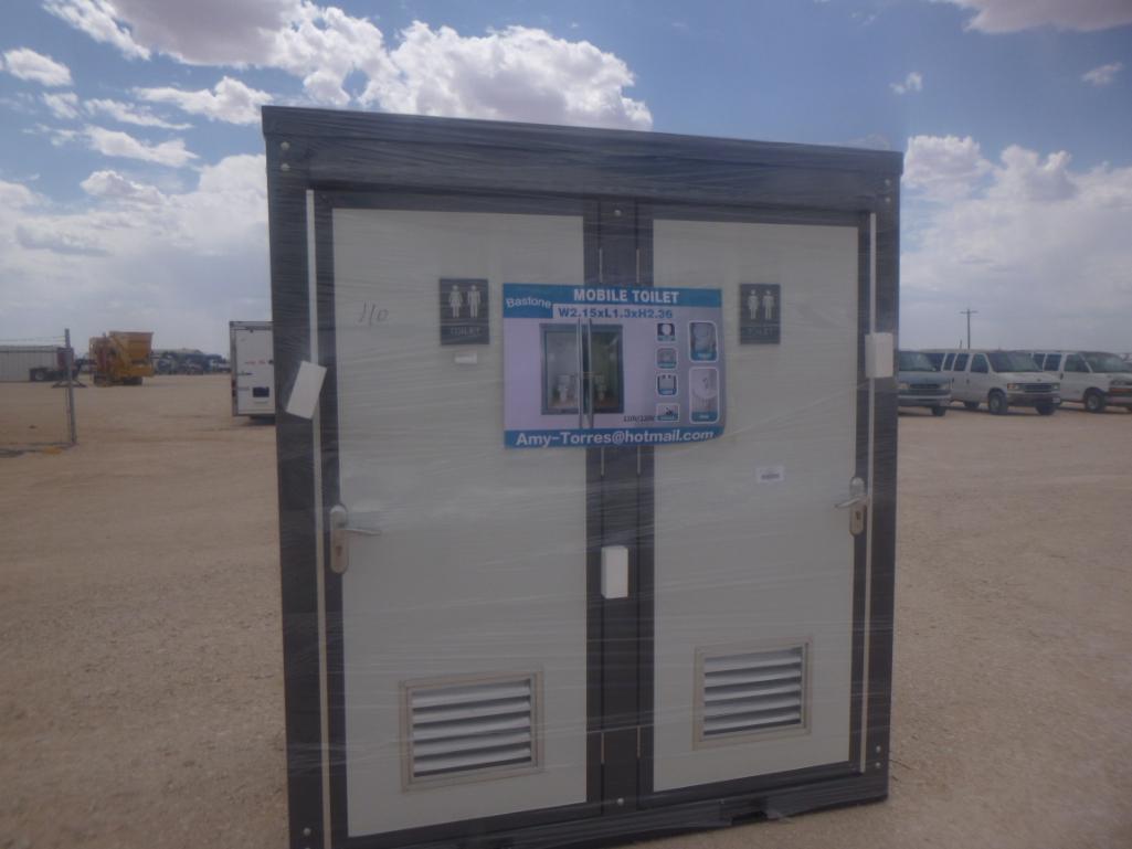 Unused Portable Toilets with Double Closestools