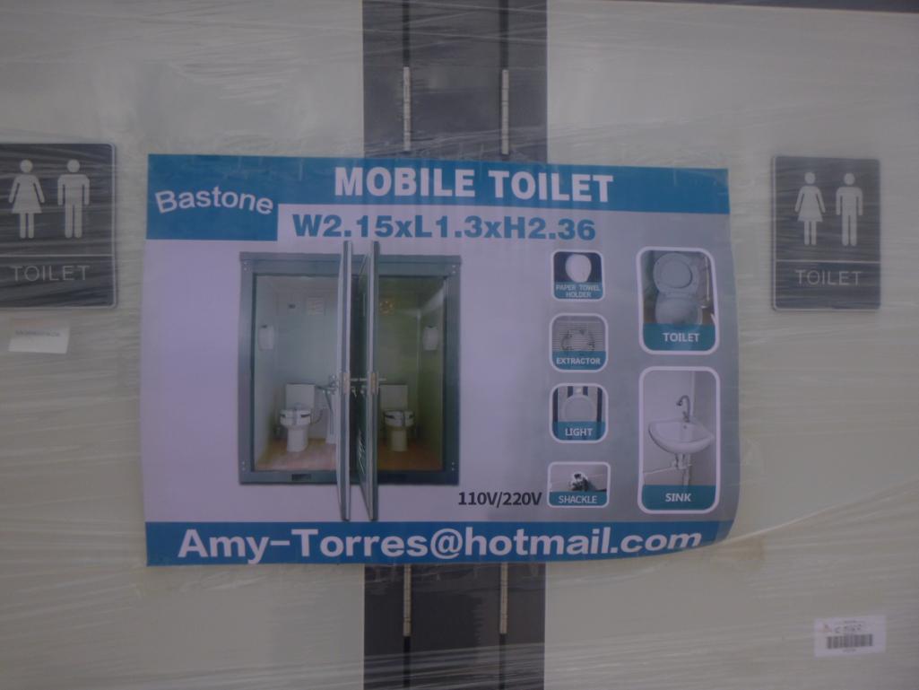 Unused Portable Toilets with Double Closestools