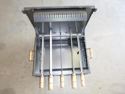 Unused Spade Churrasquero Portable Rotisserie Grill