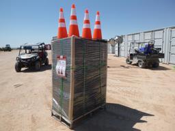 Unused 2020 qty of 250 safety highway cones