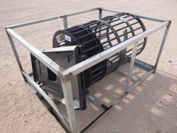 Unused Rock Rolling Screen, Skid Steer Attachment