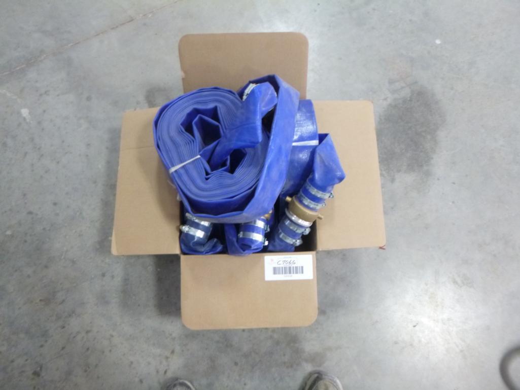 (4) Unused 2'' Lay Flat Discharge Water Hose's