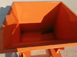 Unused Greatbear 1CY Self Dumping Hopper, Forklift Pockets