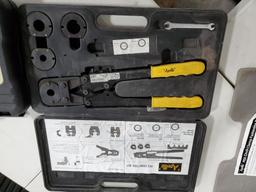 (1) Home Repair Kit, (1) Pex Crim Tool Set