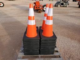 (50) Unused Safety Road Cones