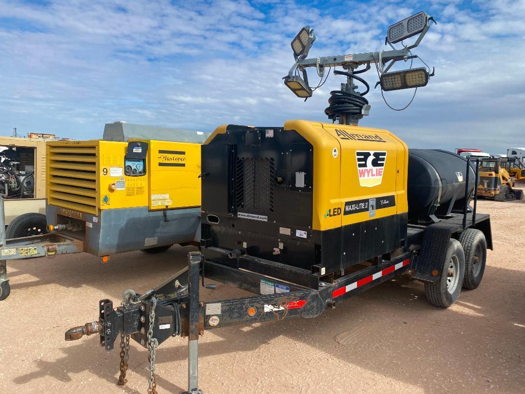 Wylie Trailer with Light Tower, Fuel Tank and Watertank