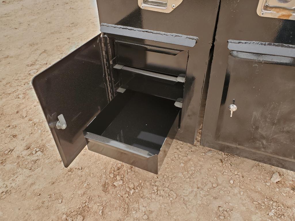 Unused over the fender tool box with drawers