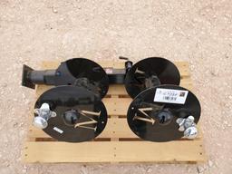 Unused welding lead reels