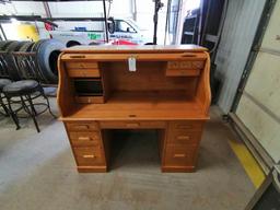 Antique Roll Top Desk