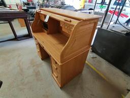 Antique Roll Top Desk