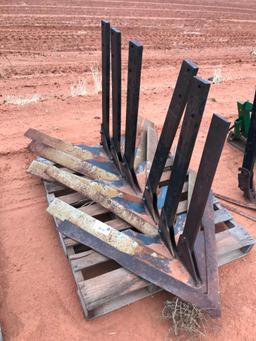 Pallet with 6 Shanks with Sweeps