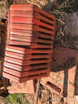 (16) Case Front Tractor Weights