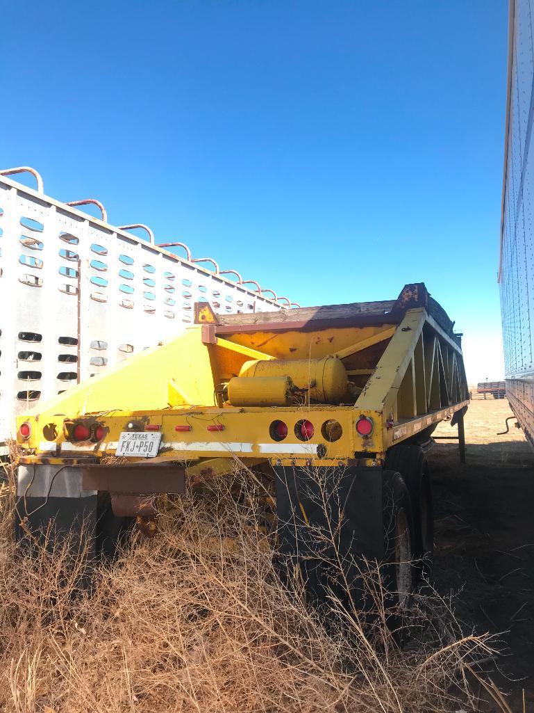 Clement 2 Hopper Tandem Axle Rock Trailer