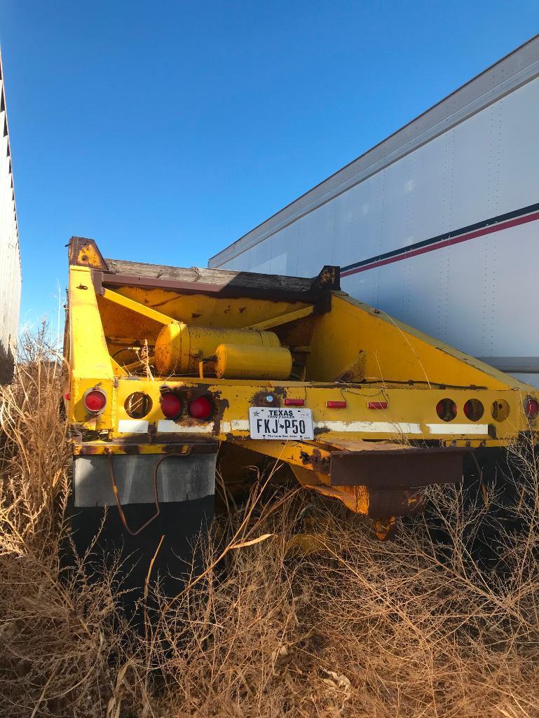 Clement 2 Hopper Tandem Axle Rock Trailer