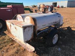 Shopmade Single Axle Oil Changing Trailer