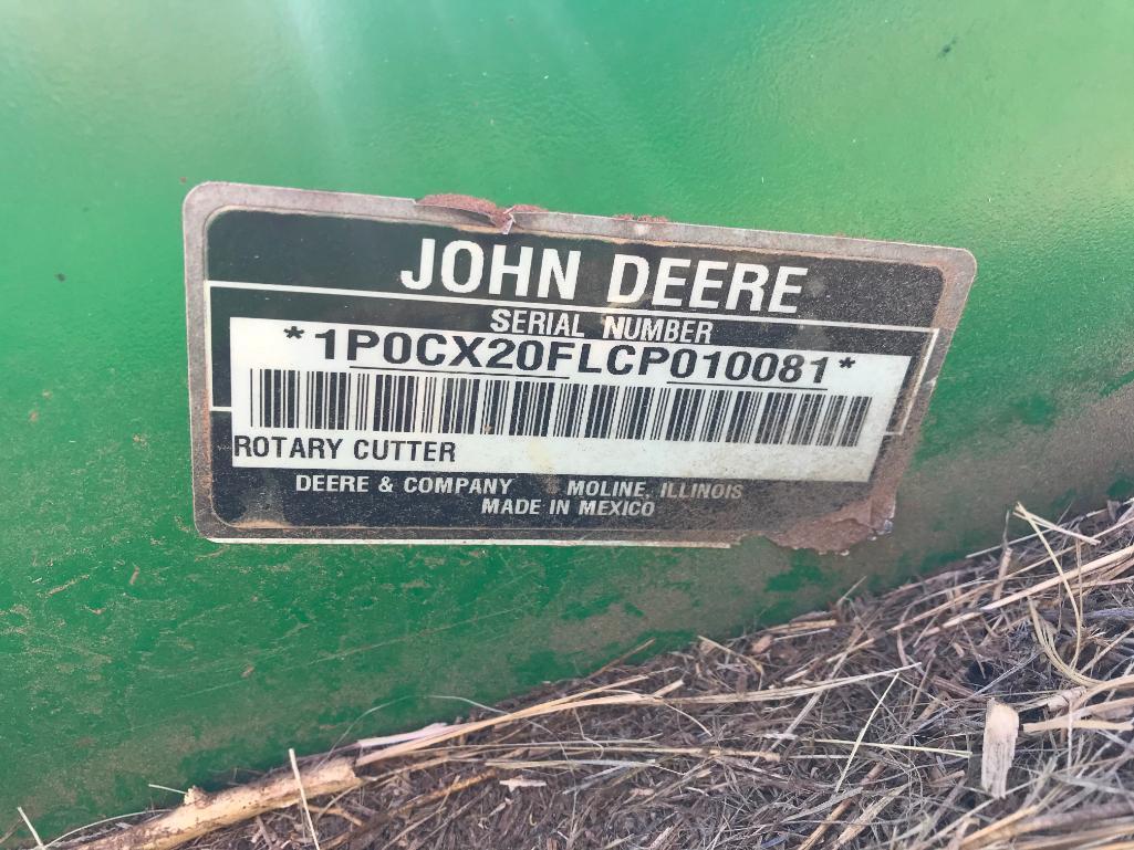 20' John Deere CX20 Batwing Shredder