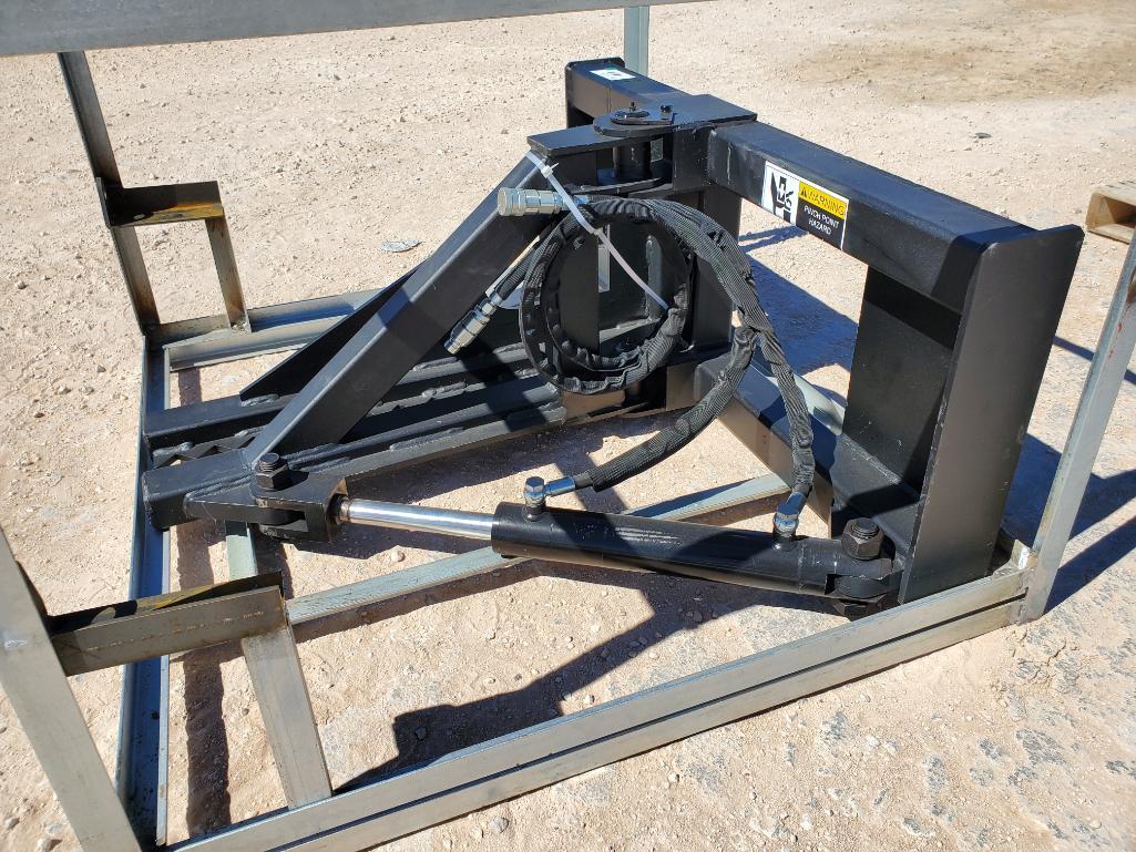 Unused Greatbear Post and Tree Puller, Skid Steer Attachment