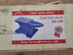 Unused Cast Iron Anvil