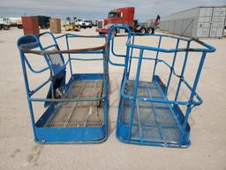 (2) Manlift Baskets