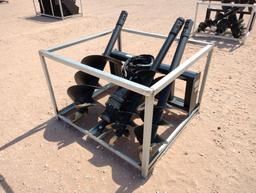 Unused Greatbear Skid Steer Auger Attachment