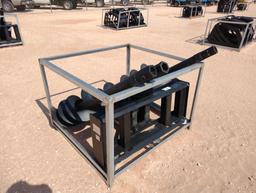 Unused Greatbear Skid Steer Auger Attachment