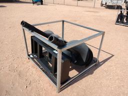 Unused Greatbear Skid Steer Auger Attachment