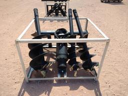 Unused Greatbear Skid Steer Auger Attachment