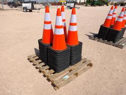 (50) Unused Safety Road Cones