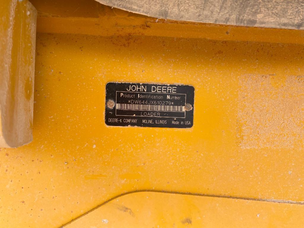 2007 John Deere 644J Wheel Loader