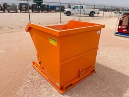 Unused Greatbear (1CY) Self Dumping Hopper, Hopper has Forklift Pockets