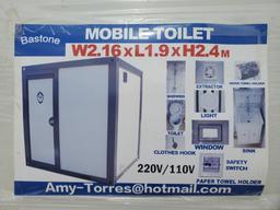 Unused Bastone 110v Portable Toilets with Shower