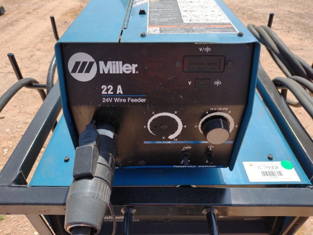 Miller Deltaweld 302 Welder with Miller 22A Wire Feeder