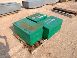 (3) Greenlee Job Storage/Tool Box