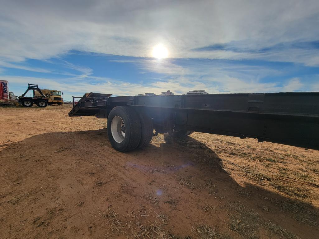 1989 Ford F700 Diesel, 20 + Tail Flatbed Truck