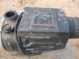 (2) Grundfos Booster Pump