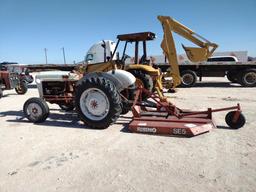 Ford Tractor w/Rhino Rotary Cutter