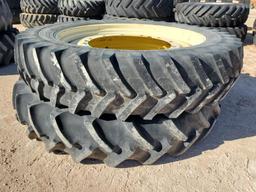 (2) John Deere Wheels w/Tires 380/90 R 50