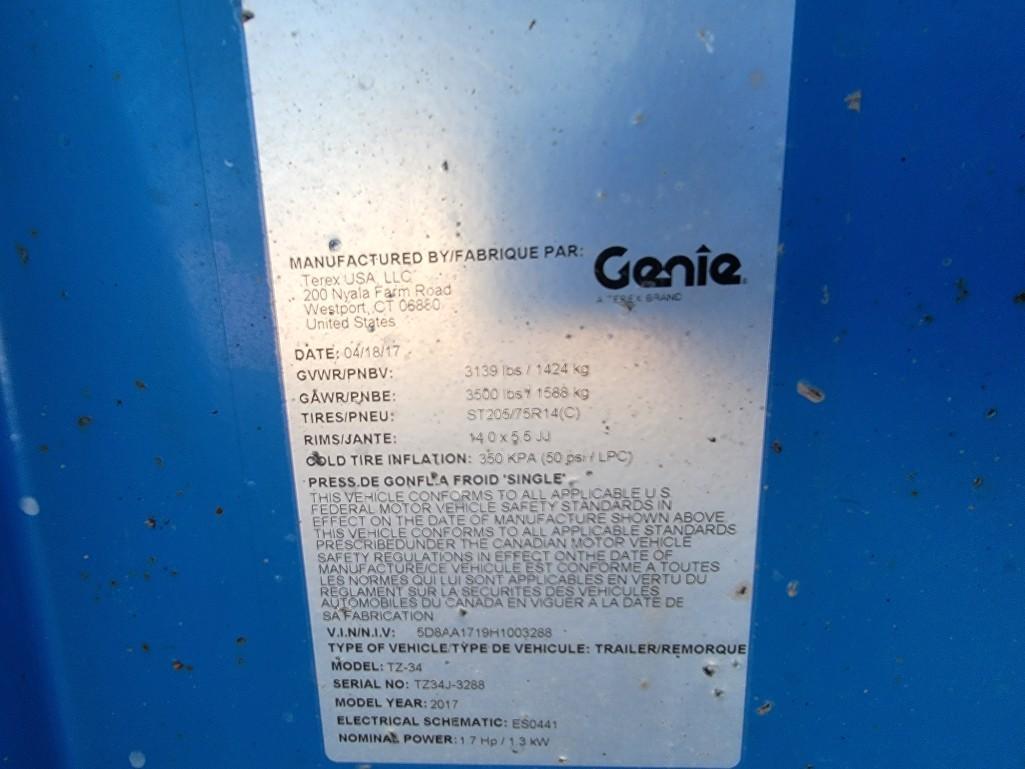 2017 Genie TZ-34/20 Man Lift