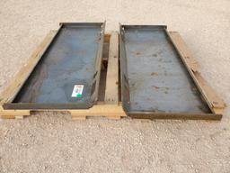 (2) Unused Solid 1/4'' Weldable Quick Plates