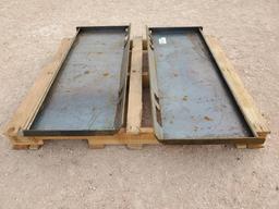 (2) Unused Solid 1/4'' Weldable Quick Plates