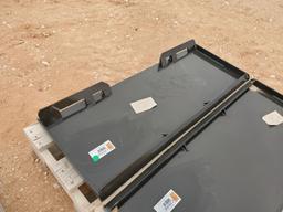 Unused Mower King Skid Steer Mounting Plate