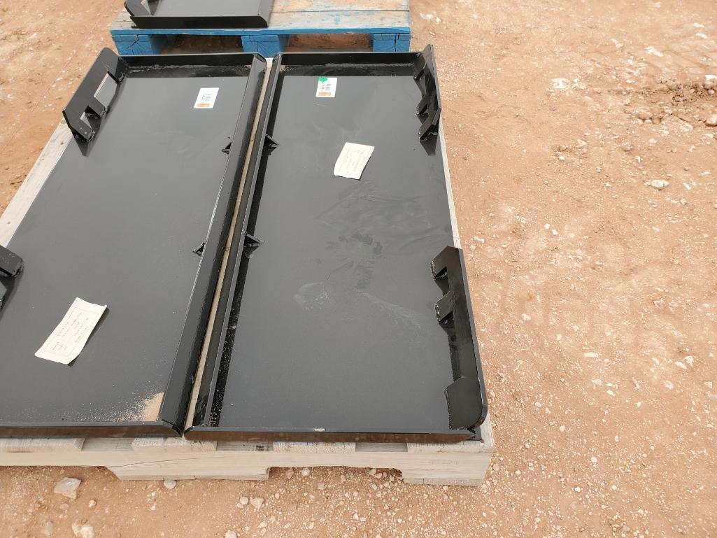 Unused Mower King Skid Steer Mounting Plate