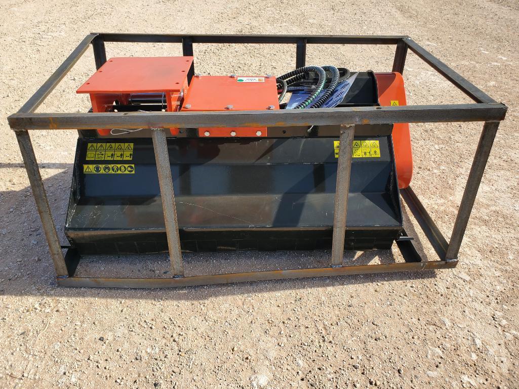 Unused 2022 AGROTK Brush Flail Mower/Excavator Attachment