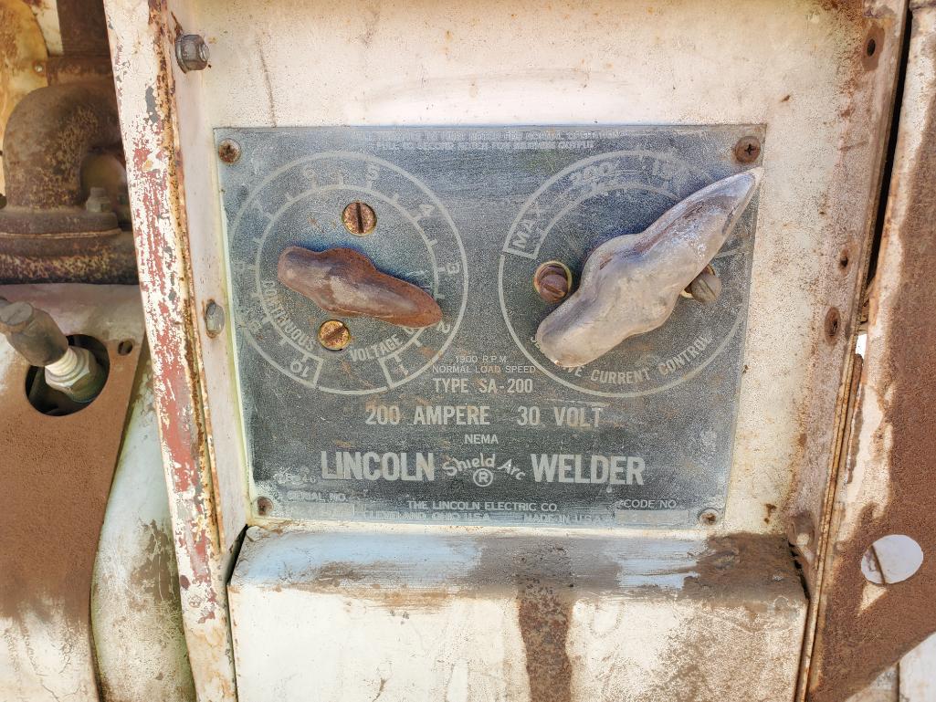 Lincoln SA-200 Welder