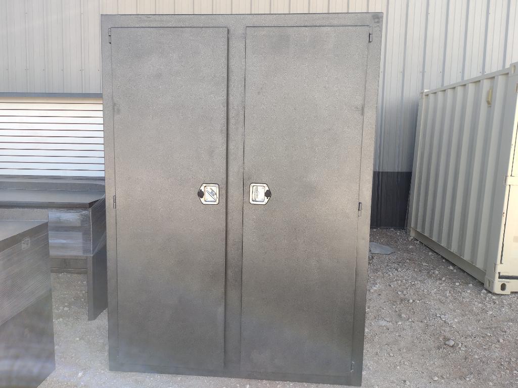 Unused 2 Door Storage Cabinet