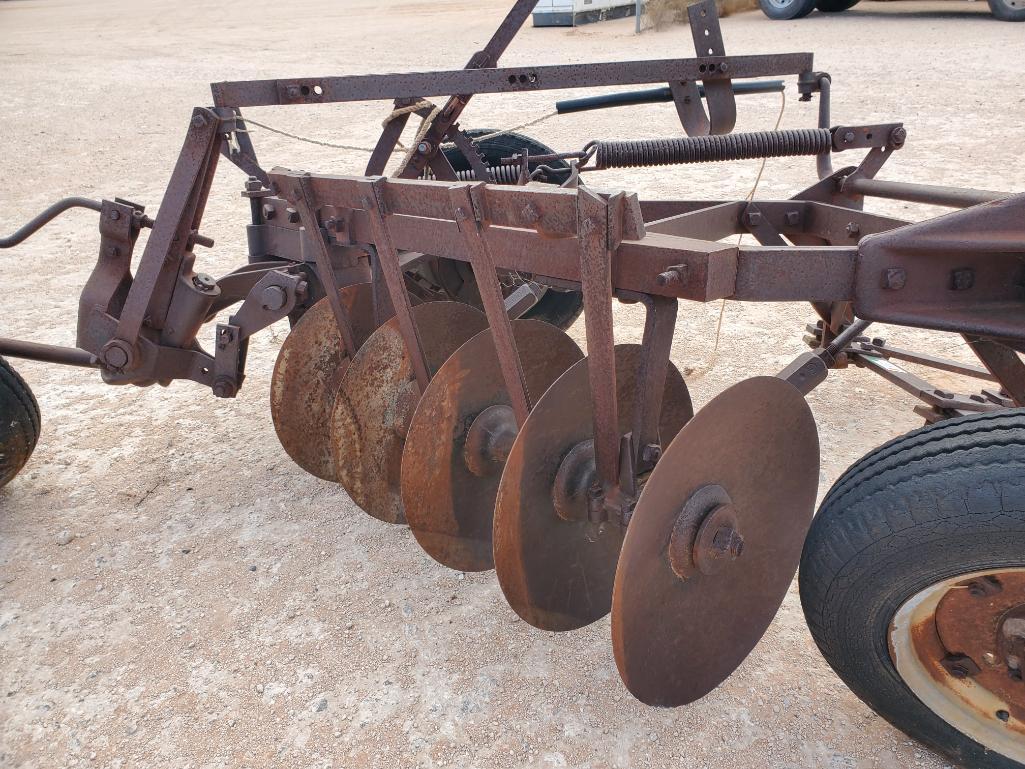 Pull behind 1-way Disk Plow