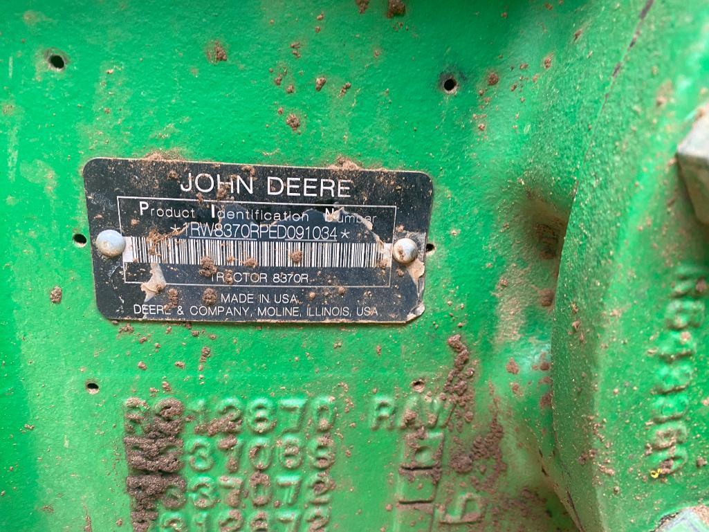 2014 John Deere 8370R MFWD Tractor ( Located in Dalhart Tx)